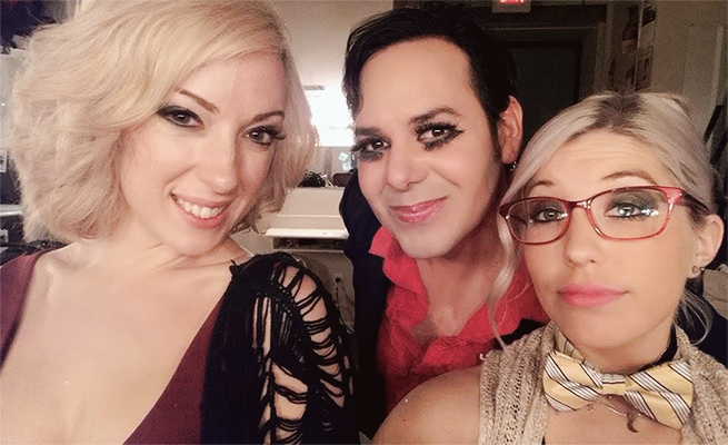 Abby Cadabara, Jade Esteban Estrada and Ruby Roquette in Houston